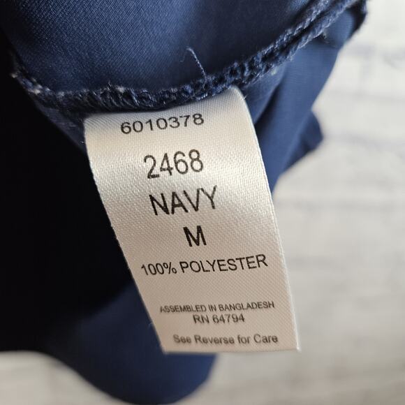 Medcouture Scrub Top - Insight - Womens Size M - Blue - Pockets - Picture 5 of 5